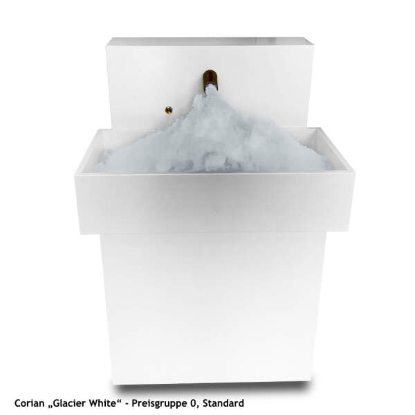 Ice fountain Corian floor model | private/commercial spa...