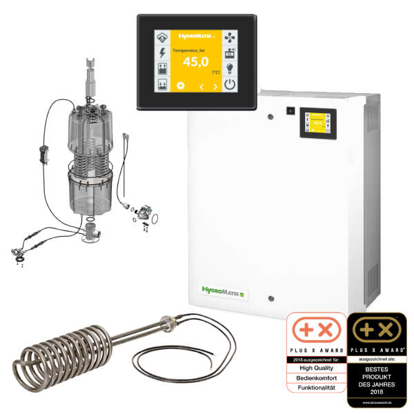 Dampfgenerator FlexLine Spa Heizkörper offen