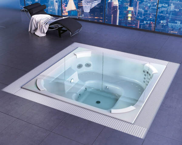 Whirlpool Überlaufrinne RivieraPool Wave 255 public