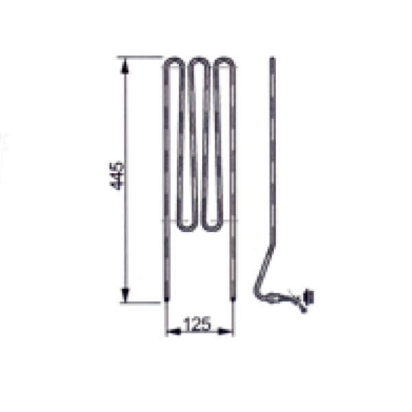 Heating rod - tubular heater eos 1500 w (2000.1814)