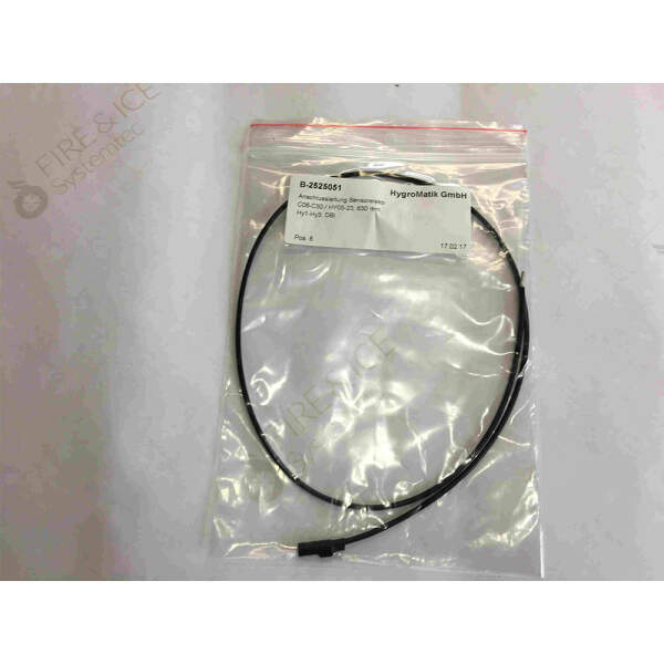 Connection cable of sensor electrode for steam generators...