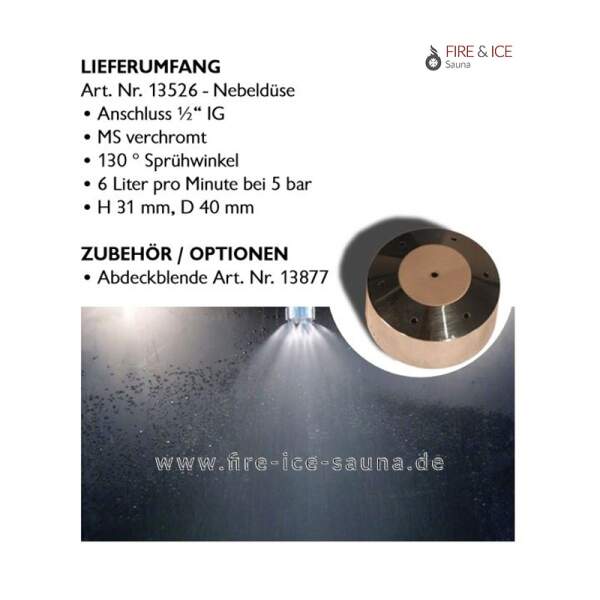 Nebeldüse 1/2 IG Anschluss