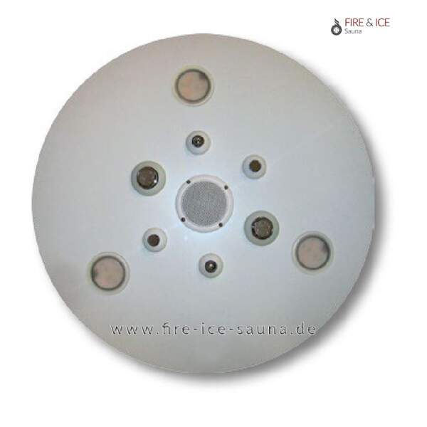 Funktionsplatte PVC80 mit Anschlüssen ½? für 2 Düsen