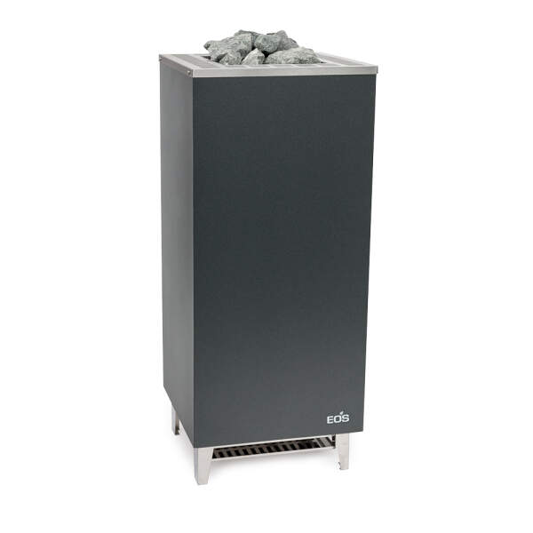Sauna heater cubo Plus (floor standing) 9.0 kW anthracite pearl effect
