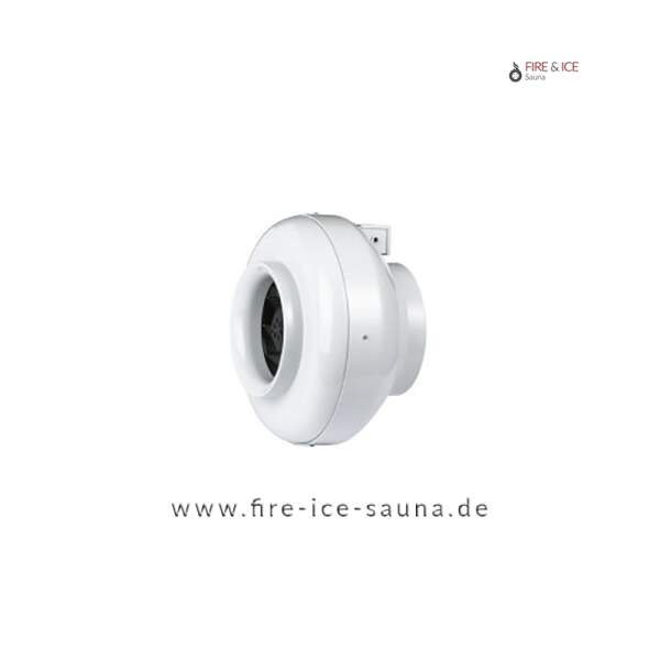Radial Rohrventilator RRK 100 für Abluft