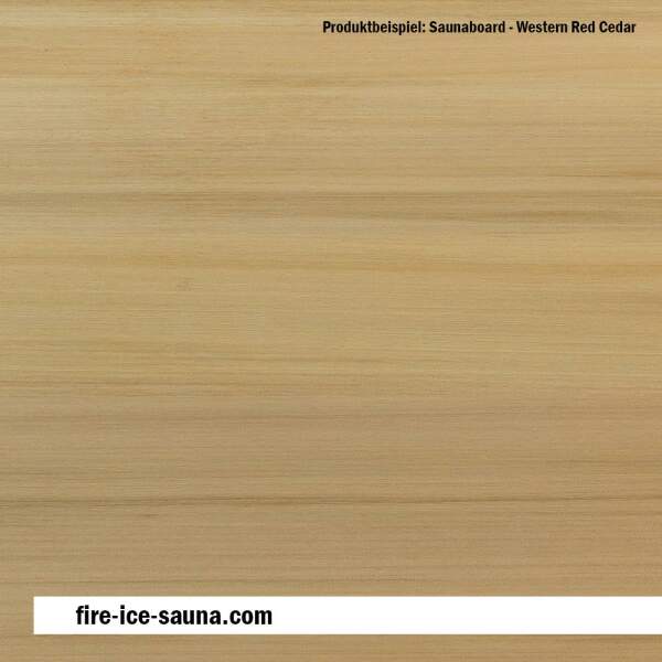 Western Red Cedar Sauna, Wall Board