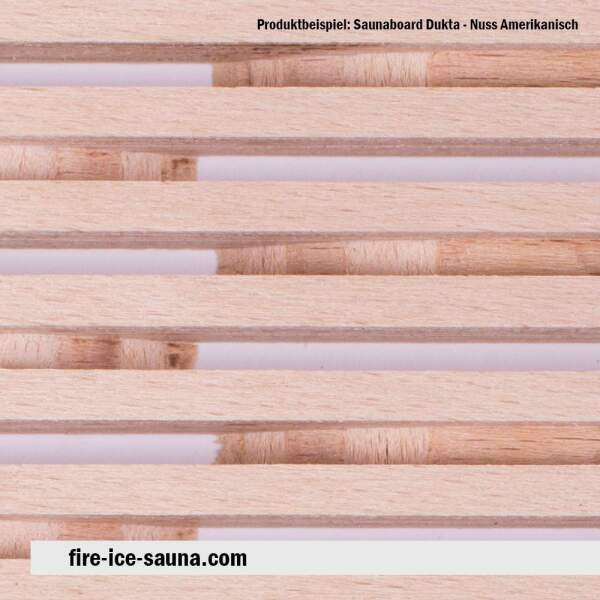 Acoustic Panel for the sauna, Sauna Oak Board Dukta