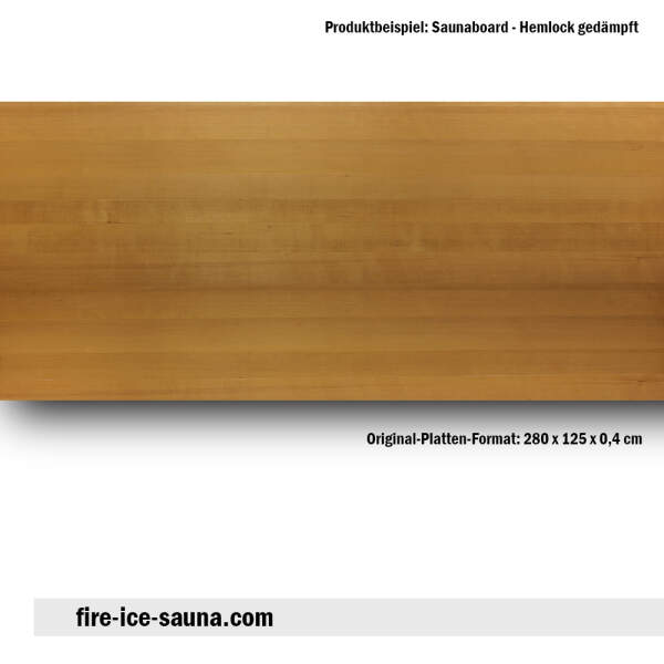 Steamed Hemlock Sauna Sauna Veneer Wood Panel Flexible Board Flex