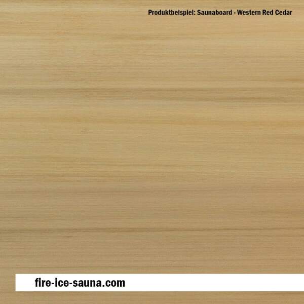 Saunaholz Western Red Cedar Flex - extraschmales Furnierholz