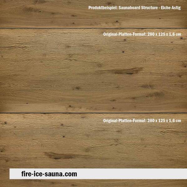 Eiche Astig Diamant Sauna-Holzpaneel mit geprägter...