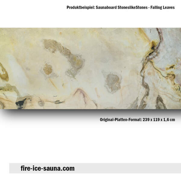 Sauna Board Thin Slate, Aspen Schälfu Rnier Coloured Slate Plate With Stone Veneer, Falling Leaves