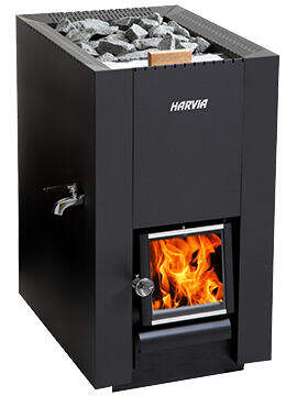 Woodburning stove Harvia Linear 22 es | 26,1 kW (8-22...
